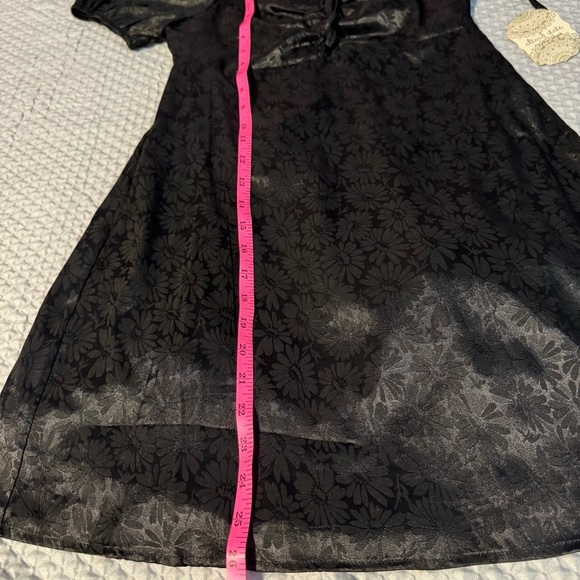 Altar'd State Black Dress with Puff Sleeves | New with Tags - Picture 7 of 10